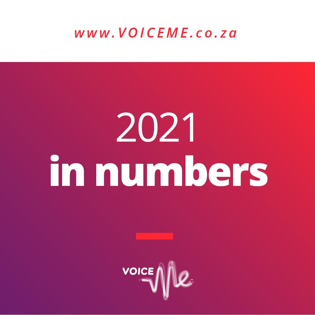 2021 was really great for us, we logged record sign ups across all user types and have had very positive feedback from clients and artists.  Over the next few days we'll be posting stats from last year here, but if you want to read the full article head to https://blog.voiceme.co.za/?p=331. Link in bio.

#FindYourVoice #VoiceMe